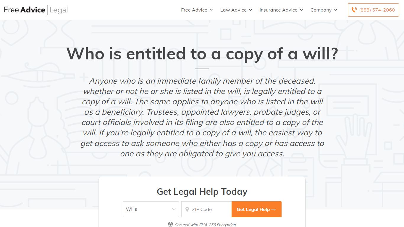 Who is entitled to a copy of a will? - Free Advice